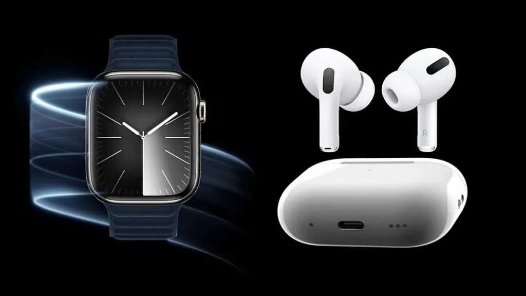 AirPods and Apple Watch