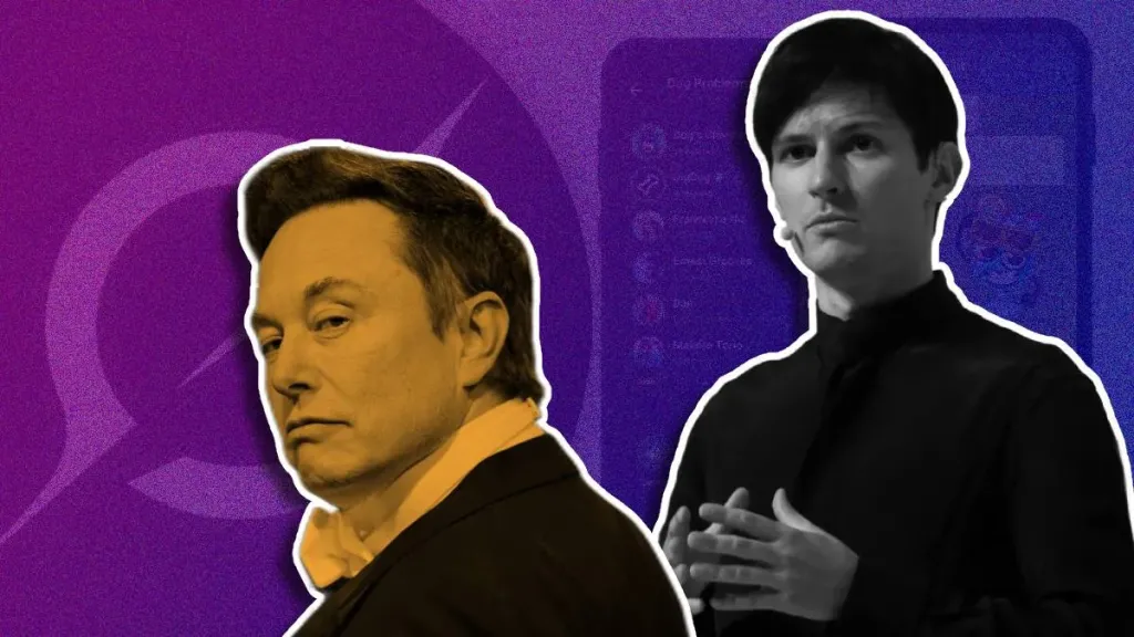 Pavel Durov  - elon mask