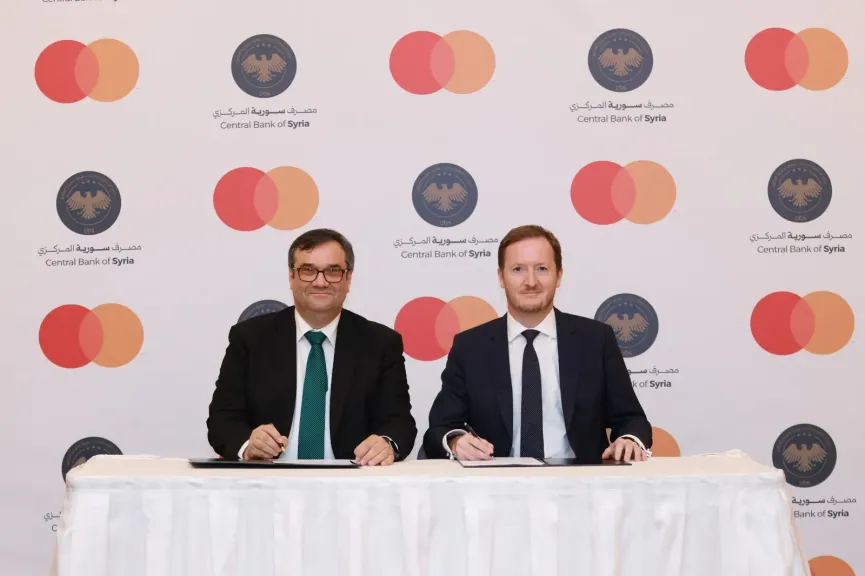Mastercard signs a memorandum of understanding with the Central Bank of Syria to develop the digital payments system in the