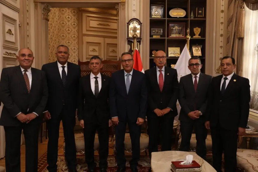 President of the Court of Cassation Meets Federation of Egyptian Banks Chairman to Discuss Judicial Support for Economic Growth