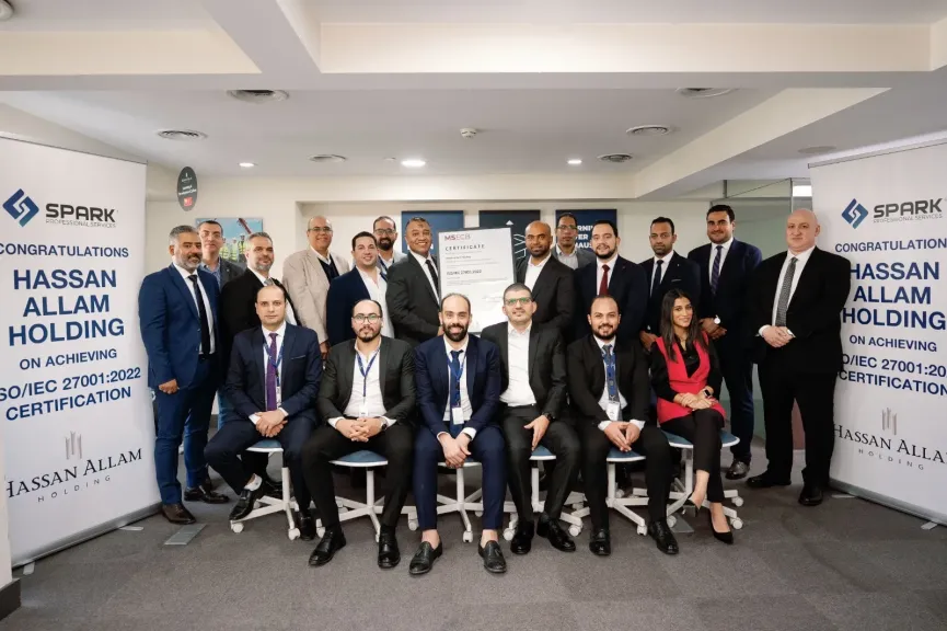 ‏spark Professional Services Celebrates Successful ISO 27001 Certification for Hassan Allam Holding