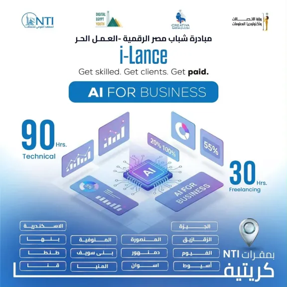 Digital Egypt Youth at Creativa Innovation Hubs – i-Lance Program
