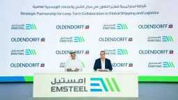EMSTEEL Group Signs Long-Term Maritime...