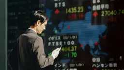 Asian Equities Fall as Brent...